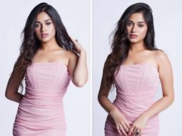 Khatron ke Khiladi 12 star Jannat Zubair oozez oomph in strapless bodycon pink dress