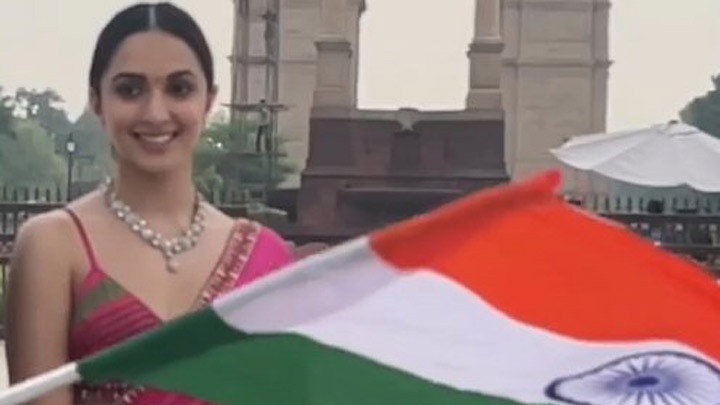 Kiara Advani celebrates 75 years of independence with tricolor