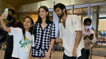 Liger jodi Ananya Panday and Vijay Deverakonda snapped together