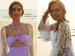 Manushi Chhillar gives purple swimsuit a blingy twist in her recent beach look