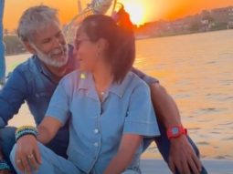Milind Soman enjoys sunset with his wife Ankita Konwar