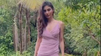 Mouni Roy looks beautiful in a wrap dress