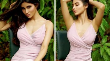 Mouni Roy looks scintillating in pastel wrap around thigh-slit dress in her latest photo-shoot