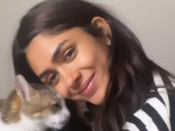 Mrunal Thakur’s chill time with her cat