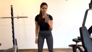 Nikita Dutta shows off her flexibility skills