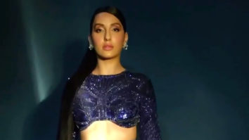 Nora Fatehi looks like a glitter goddess in blue outfit