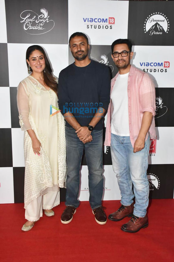 photos aamir khan kiran rao kareena kapoor khan saif ali khan and others attend red carpet premiere of laal singh chaddha 2