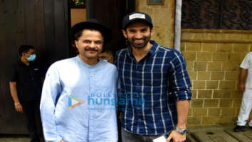 Photos: Aditya Roy Kapur snapped at Anil Kapoor’s residence in Juhu