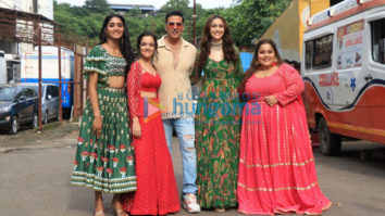 Photos: Akshay Kumar and the cast of Raksha Bandha snapped promoting the film