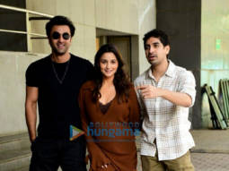 Photos: Alia Bhatt, Ranbir Kapoor and Ayan Mukerji snapped at Brahmastra special song preview