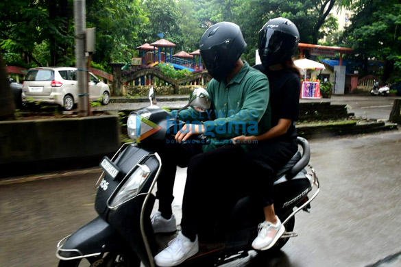 Photos: Anushka Sharma and Virat Kohli snapped at on a bike ride