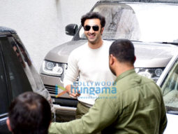 Photos: Brahmastra stars Ranbir Kapoor and Alia Bhatt snapped at Dharma Productions’ office in Khar