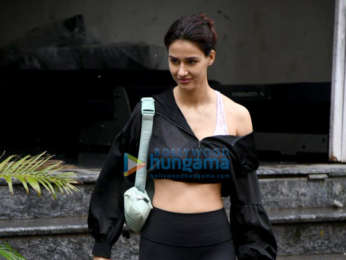 Photos: Disha Patani spotted outside a gym in Bandra