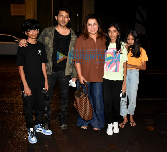 photos farah khan spends time with shirish kunder and their kids at ankina in bandra 2