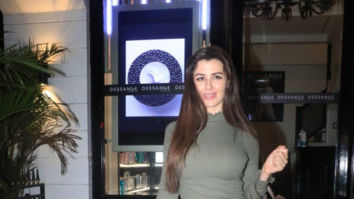 Photos: Giorgia Andriani snapped at a salon in Bandra