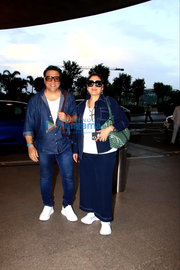 photos govinda and sophie choudry snapped at the airport 1