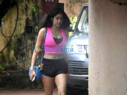 Photos: Janhvi Kapoor and Giorgia Andriani spotted outside a pilates studio