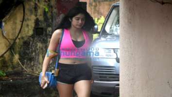 Photos: Janhvi Kapoor and Giorgia Andriani spotted outside a pilates studio