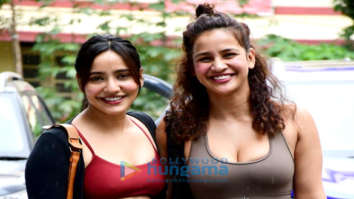 Photos: Neha Sharma and Aisha Sharma spotted at the gym in Bandra