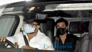 Photos: Ranbir Kapoor and Alia Bhatt snapped at Karan Johar’s office in Khar