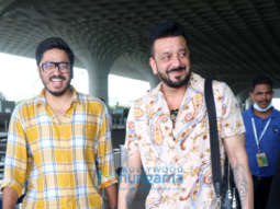 Photos: Sanjay Dutt and Raveena Tandon snapped at the airport