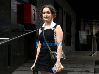 Photos: Sanya Malhotra spotted in Bandra