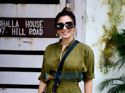 Photos: Shama Sikander snapped at Bhalla House, on Hill Road in Bandra