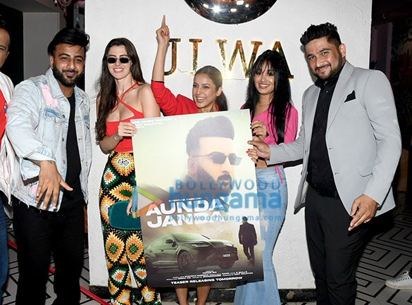 Photos: Shehnaaz Gill and Shehbaz Badesha attend the launch of the song ‘Aunda Janda’
