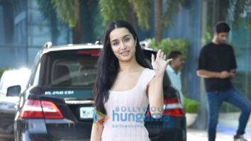 Photos: Shraddha Kapoor and Sajid Nadiadwala snapped in Bandra