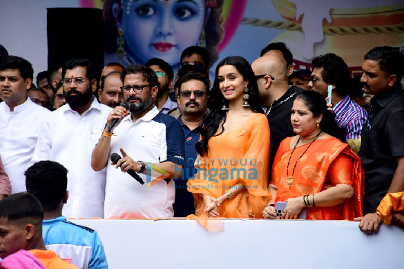 Photos: Shraddha Kapoor snapped with CM Eknath Shinde at Tembhi Naka in Thane for Gokulashtami celebrations Photos: Shraddha Kapoor snapped with CM Eknath Shinde at Tembhi Naka in Thane for Gokulashtami celebrations