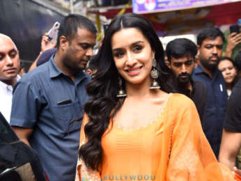 Shraddha Kapoor snapped with CM Eknath Shinde at Tembhi Naka in Thane for Gokulashtami celebrations
