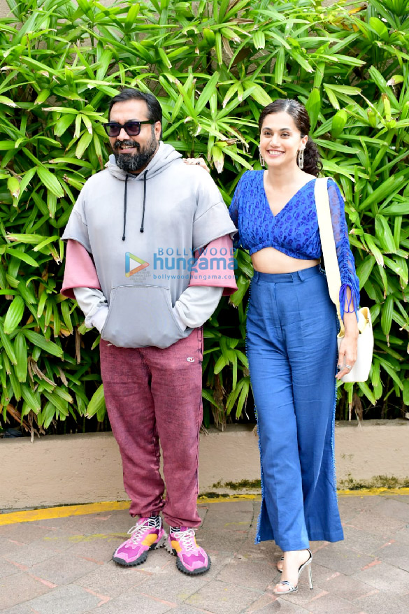 Photos: Taapsee Pannu and Anurag Kashyap snapped promoting their film ...