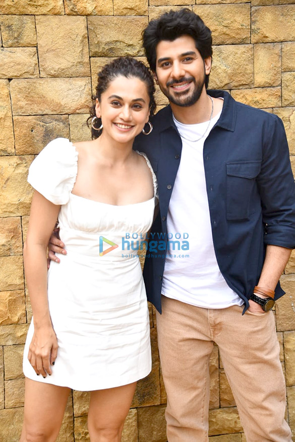 photos taapsee pannu and pavail gulati snapped promoting their film do baaraa 4