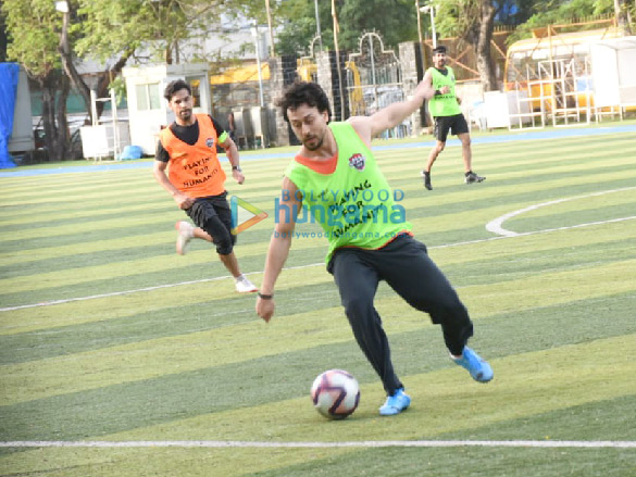 photos tiger shroff zaid darbar and others snapped at an all star football match 4 2