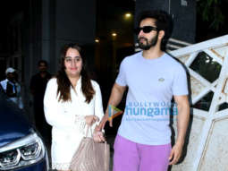 Photos: Varun Dhawan snapped with wife Natasha Dalal in Juhu