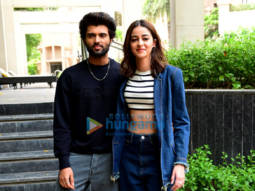 Photos: Vijay Deverakonda and Ananya Panday snapped promoting their film Liger