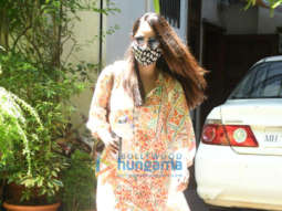 Photos: Yami Gautam Dhar spotted outside a salon in Bandra