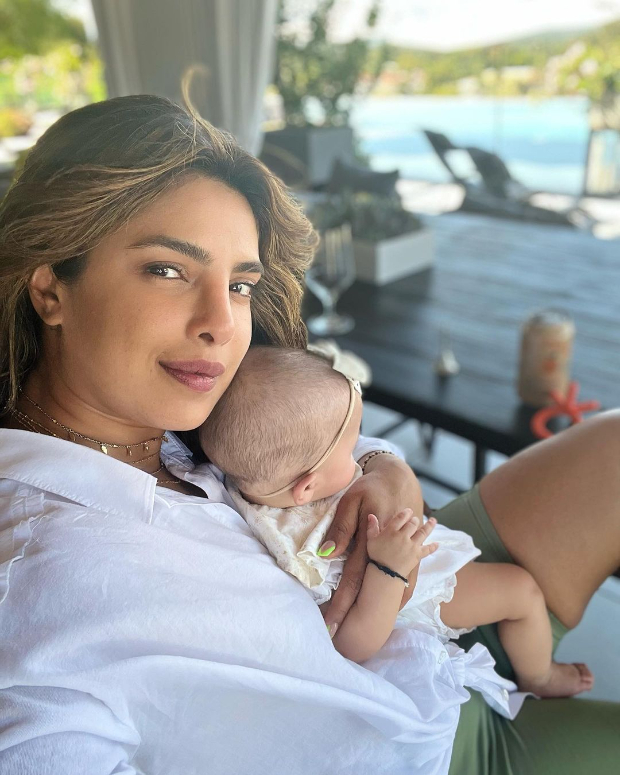 Priyanka Chopra smiles as she photos of baby Malti Marie Chopra Jonas playing with her: ''Love like no other'