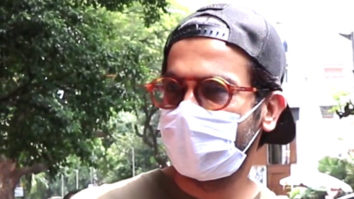 Rajkummar Rao with wife Patralekha and his cute little dog