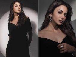 Rakul Preet Singh turns up the heat in a little black dress worth Rs. 38K for Cuttputlli promotions