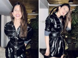 Rakul Preet Singh is “VIBing with the teeny girl in her” in black latex dress worth Rs. 11k
