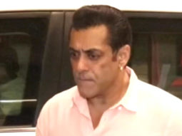 Salman Khan spotted at the airport in pink shirt