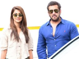 Salman Khan spotted in a blue shirt along with Pooja Hegde