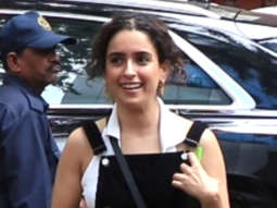 Sanya Malhotra snapped in a cute little outfit