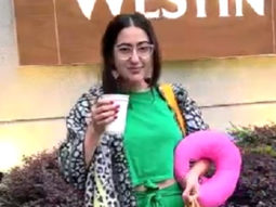 Sara Ali Khan shares the jet lag struggle
