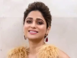 Shamita Shetty rocks the shimmery outfit with ease