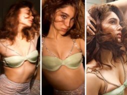 Sharvari Wagh offers a dose of glam in pastel green bralette and shimmer skirt in latest photo-shoot