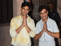 Sidharth Malhotra poses for paps in a comfy hoodie