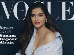 Sonam Kapoor Ahuja features cover of Vogue India, poses with unbuttoned shirt & flaunts baby bump