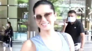 Sunny Leone snapped at the airport